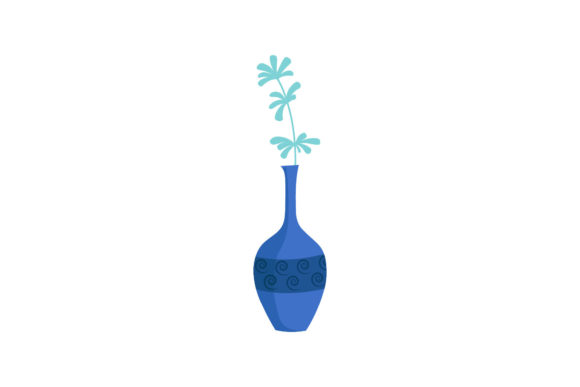 Beautiful Floral in Pot Graphics for Editorial Work