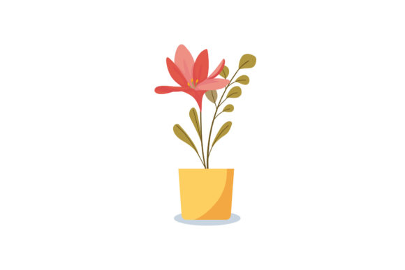 Boho Color Floral Plant Illustration-05 Graphics Freebies Review