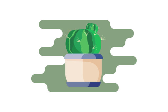 Cactus Floral Icons Graphics and Illustrations for Content Creators