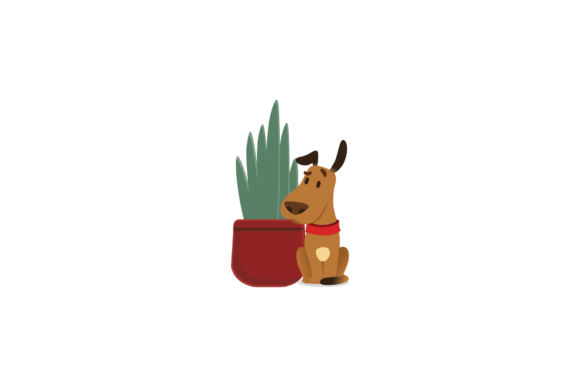 Dogs and Floral at Pot Svg Review