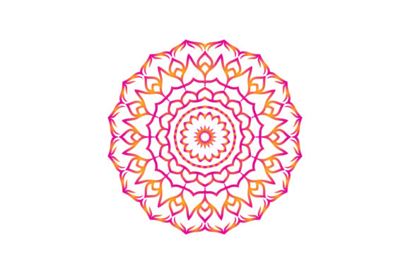 Floral Mandala Graphics & Illustrations for Client Work