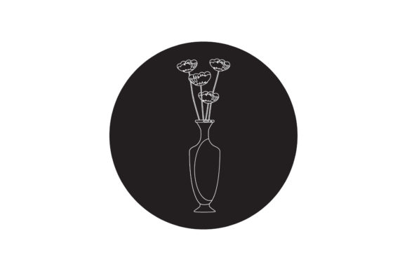 Flowers Floral Art White Line Style Graphics and Freebies Review