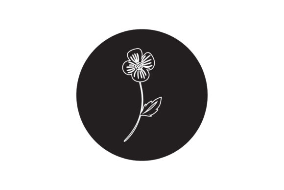 Flowers Floral Nature White Line Style Graphics Freebies Review
