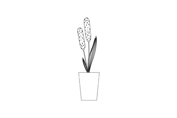 Illustration Floral Icon Line Style Graphics Freebies