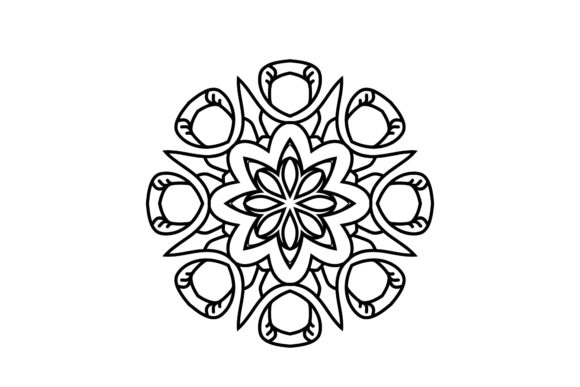 Mandala Circle Floral Henna Graphics and Illustrations Review