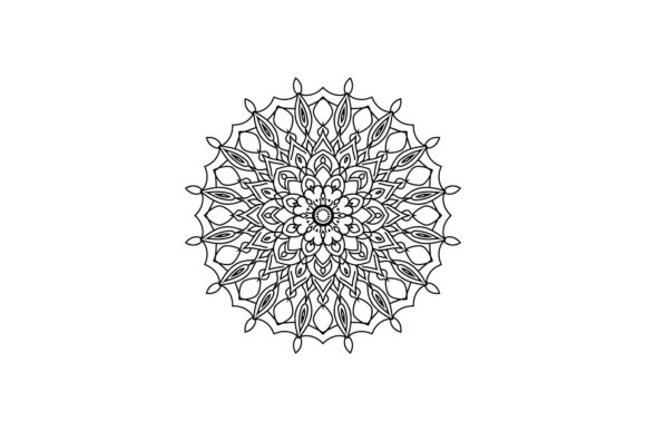 Mandala Decoration Style Floral Ornate Graphics and Illustrations Review