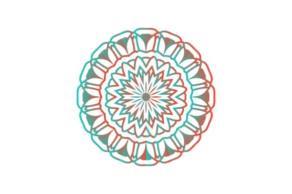 Mandala Floral Gradient Color Graphics and Illustrations Review