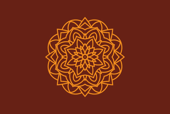 Mandala Floral Graphics & Illustration for Branding