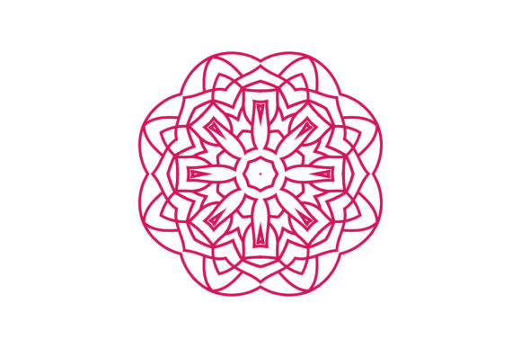 Mandala Illustration Floral Design Graphics & Illustrations