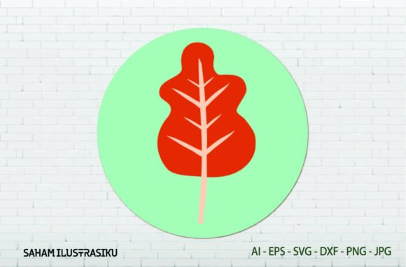 Stickers Leaf Floral Svg Label Graphics and Illustrations